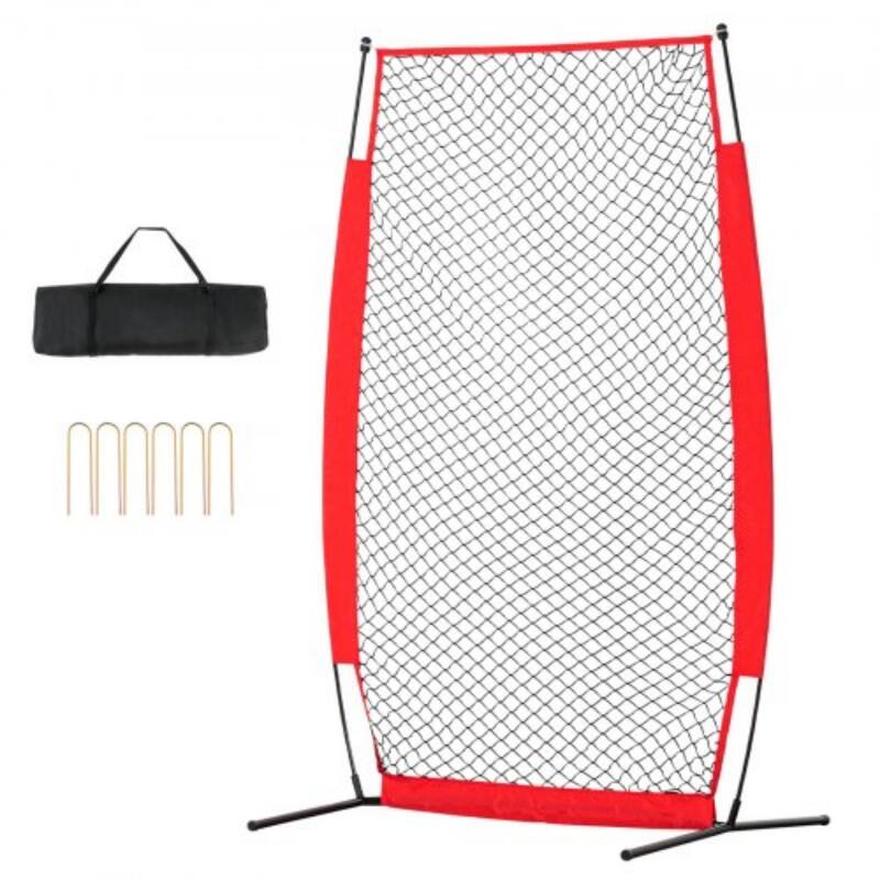 7 x 4 Feet Portable Baseball and Softball Body Protector Safety Screen with Carry Bag