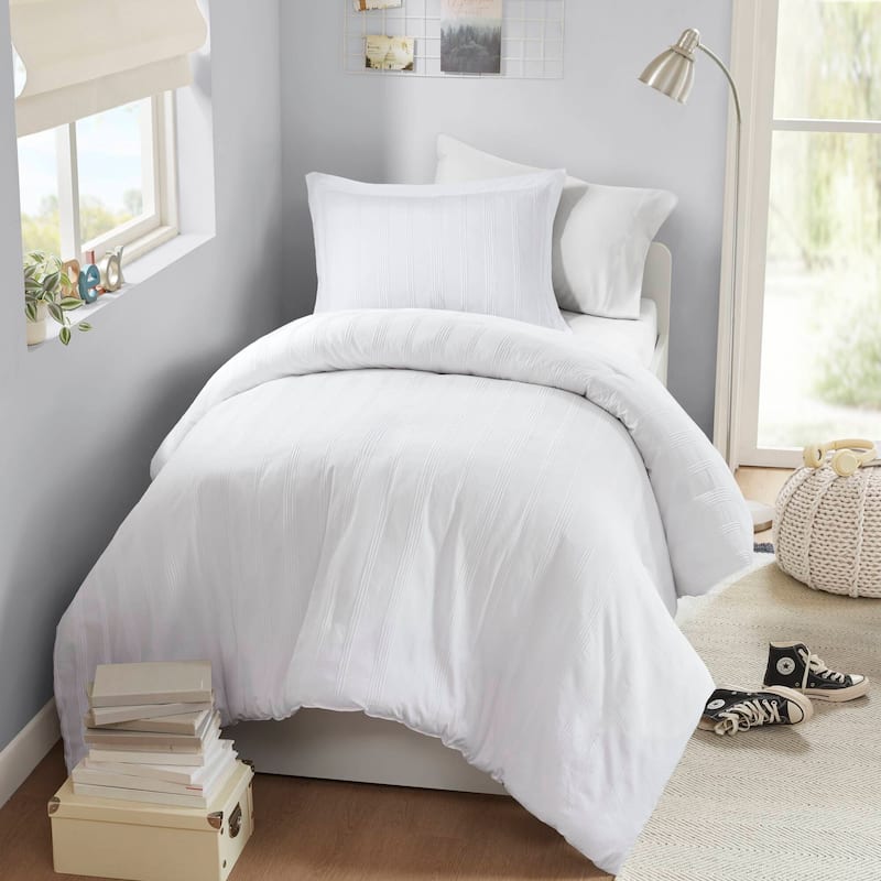 Chelsea Square Logan Woven Striped Duvet Set