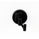 preview thumbnail 2 of 4, Alno Contemporary I Triple Pivoting Bathroom Towel / Robe Hook Matte Black