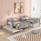 preview thumbnail 2 of 7, Rustic and Adorable House Shaped Full Size Bed Frame with Twin Trundle - Perfect for Kids' Bedroom