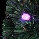 preview thumbnail 8 of 17, vidaXL Artificial Christmas Tree with Stand/LED 5/6/7/8 ft Fiber Optic