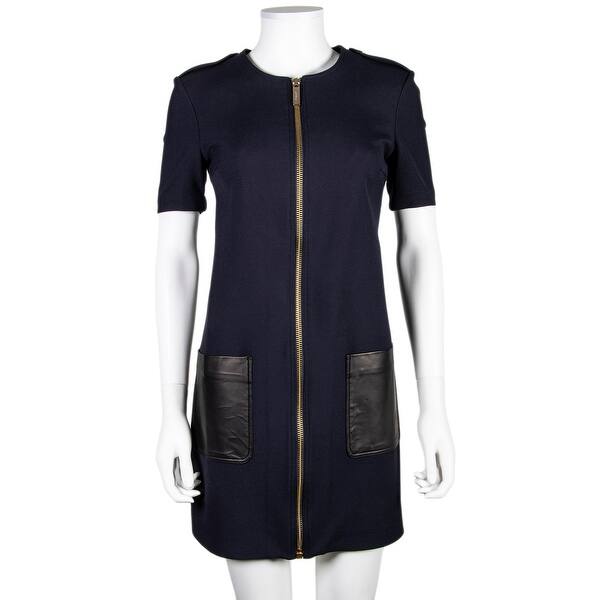 chinese dress ladies Burberry Check Dress in Beige Wool Blend