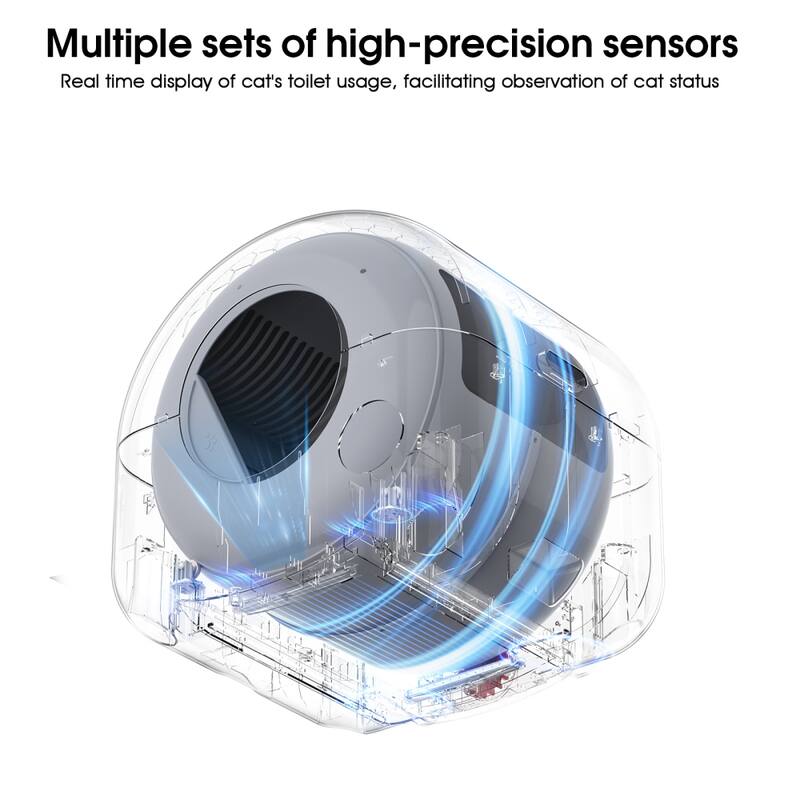 100L Self Cleaning Litter Box - 2.2lb-23lb Cat Can Use
