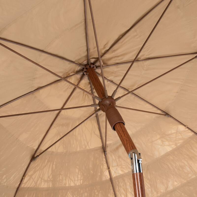 SAFAVIEH Outdoor Selah 6.5 Ft Tiki Umbrella