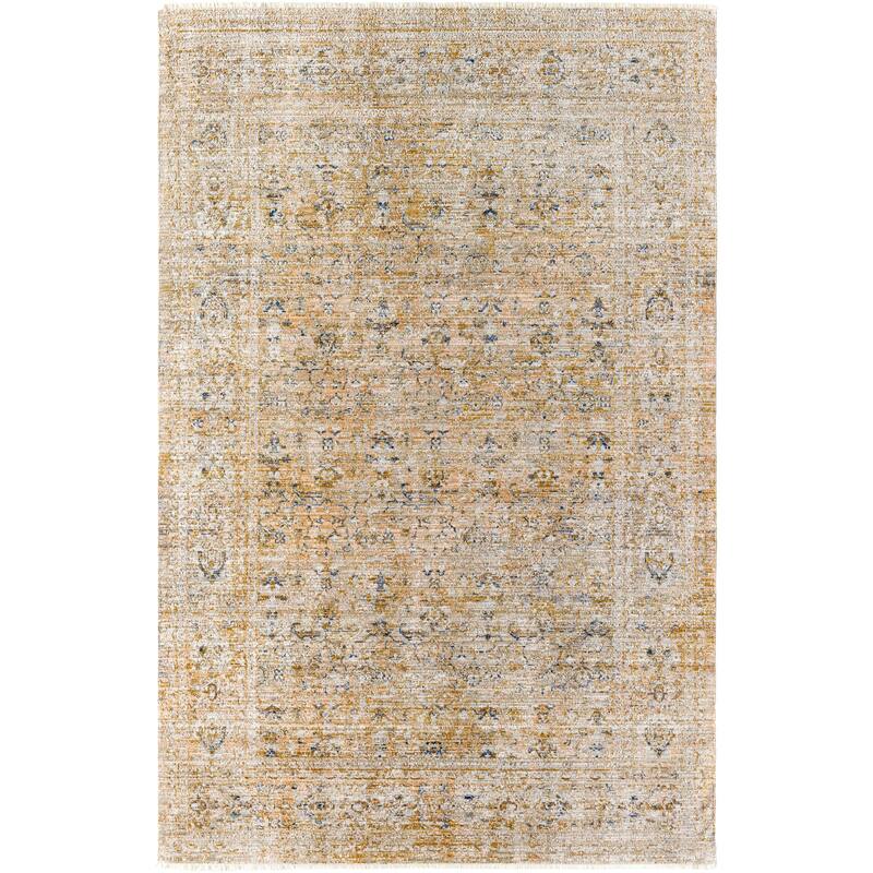 Becki Owens x Surya Margaret Indoor/Outdoor Washable Area Rug - 5'3" x 7'10" - Distressed Brown
