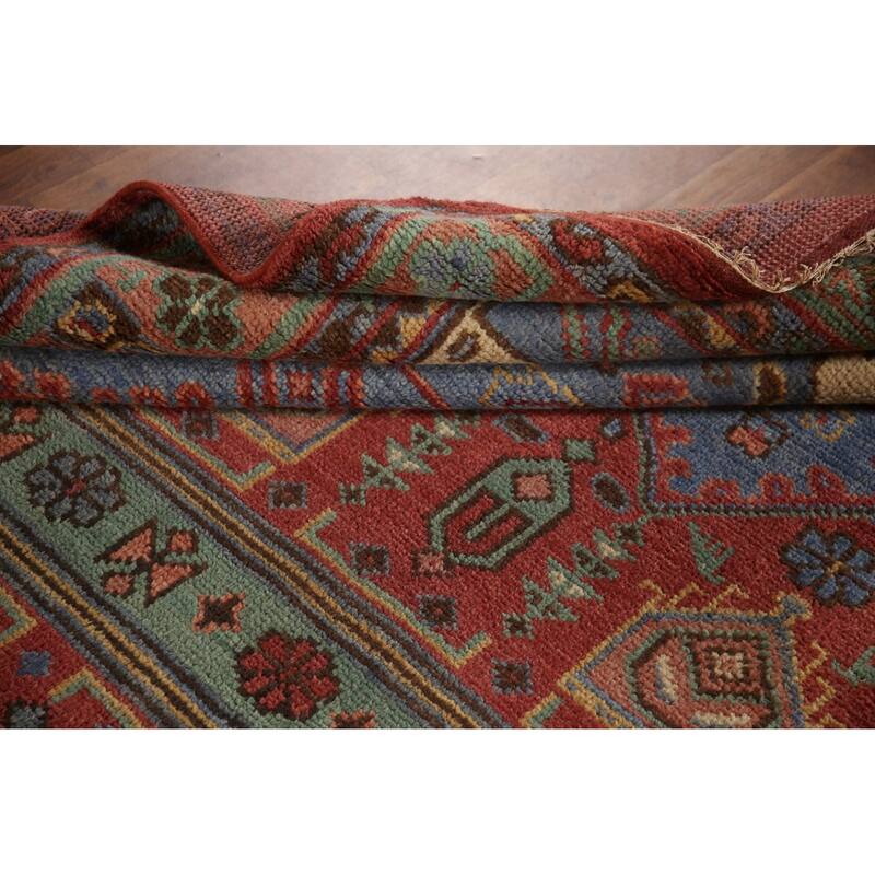 Traditional Sirjan Indian Area Rug Handmade Wool Carpet - 7'9"x 9'11"