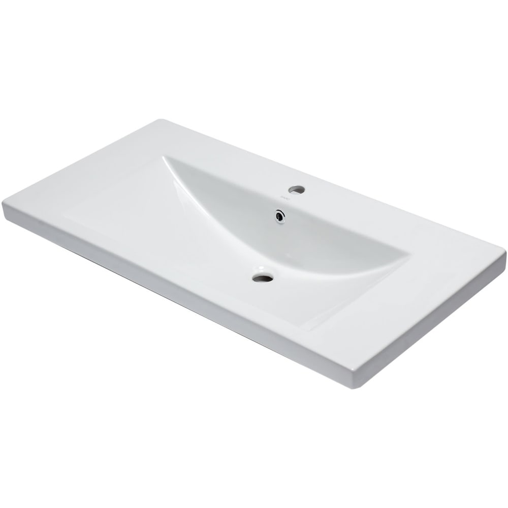 Eago 39-3/8" Drop In Bathroom Sink with Overflow