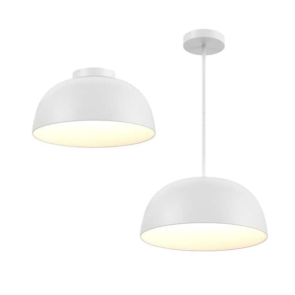 slide 2 of 6, Napa 20 Inch 2-in-1 LED Flush Mount Pendant