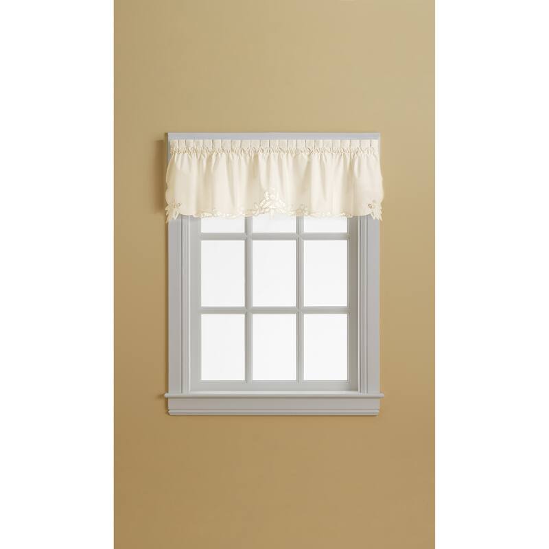 CHF Battenburg Valance, Swag, & Tier Pair Curtain Collection - Valance