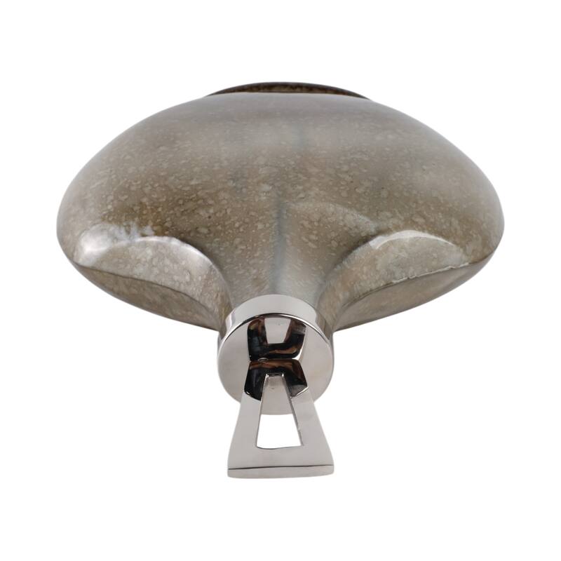 Glass Vase Handmade Decorative Accent Sculpture Artistic Display