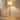 Brightech Lucas 61 in. Walnut Brown Mid-Century Modern LED Super Bright Floor Lamp with White Fabric Drum Shade
