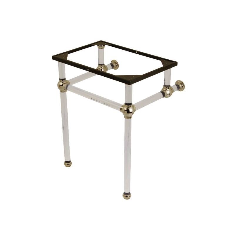 Kingston Brass Templeton Acrylic Console Sink Legs - Polished Nickel
