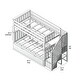 preview thumbnail 15 of 33, Max and Lily Twin over Twin Staircase Bunk with Trundle