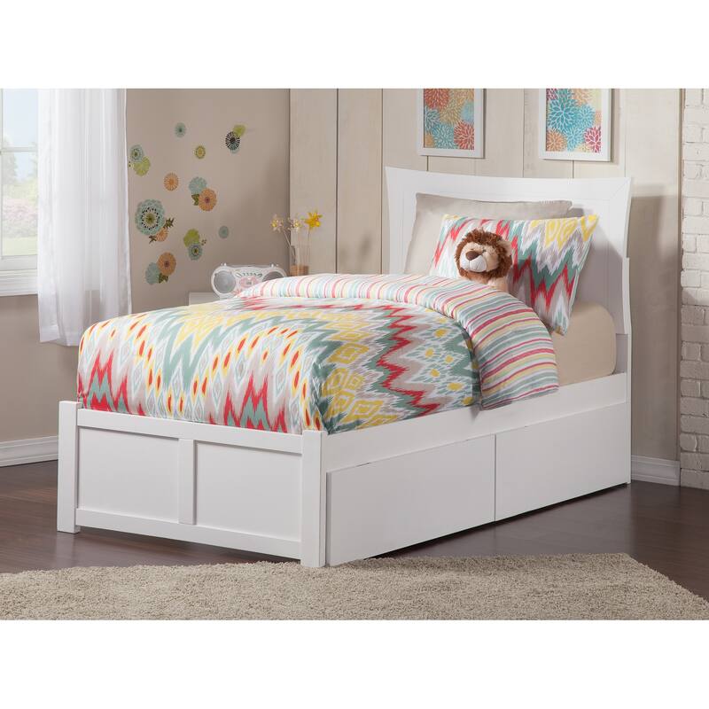Modern King Bed Platform with Drawers - Espresso Finish, Storage Bed, Sleek Design, Home Bedroom Furniture