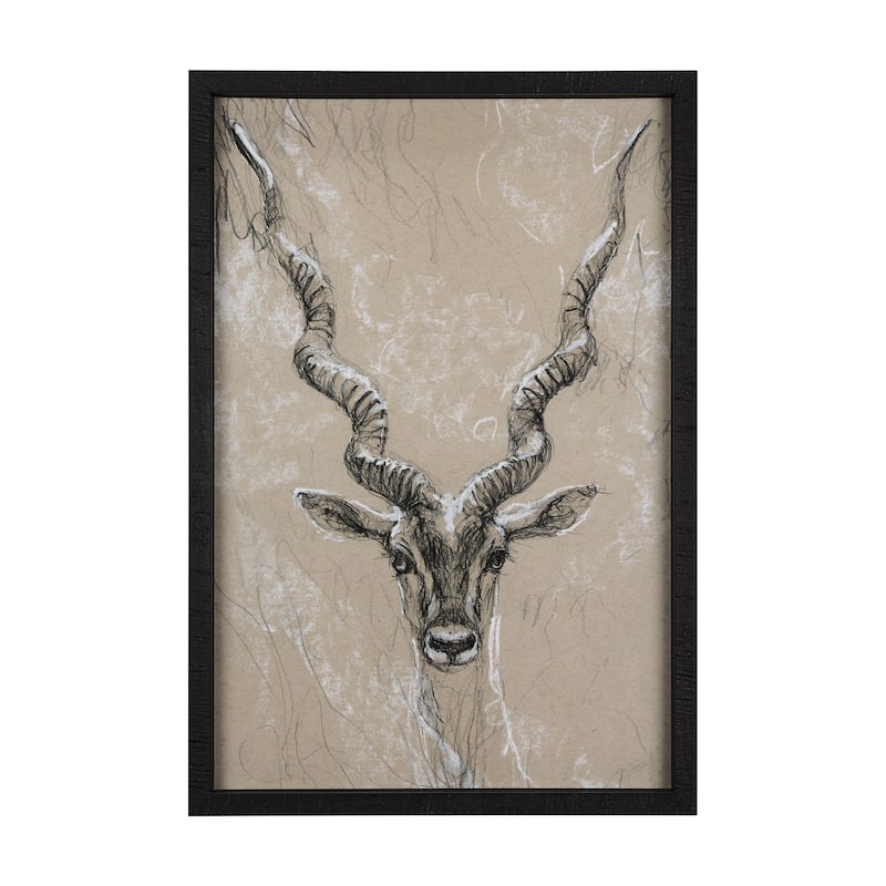 Sketch of Animal III (Antelope) Framed Art Print