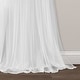 preview thumbnail 5 of 9, Lush Decor Tulle Skirt Colorblock Window Curtain Panel Pair - 84" x 40"