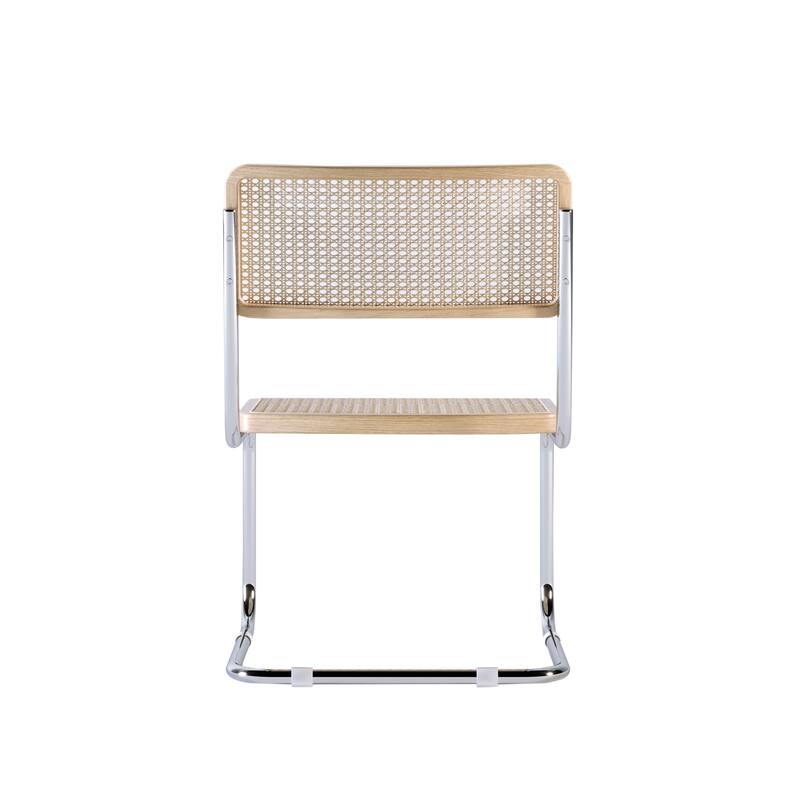 JASIWAY Mid century Modern Rattan Side chairs (Set of 2)