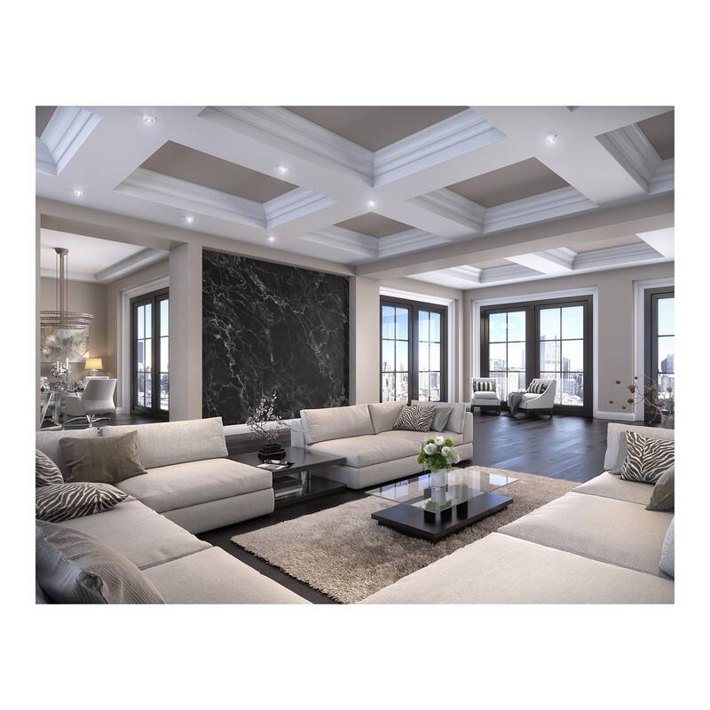 Black Marble Wall Mural