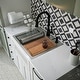 preview thumbnail 10 of 9, Karran Elite WST-22-PK1 Top Mount 25" Single Bowl Stainless Steel Workstation Kitchen Sink with Deeper Bowl