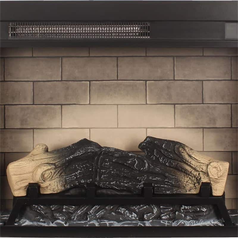 28 inch Electric Fireplace Insert,Multicolored Flames