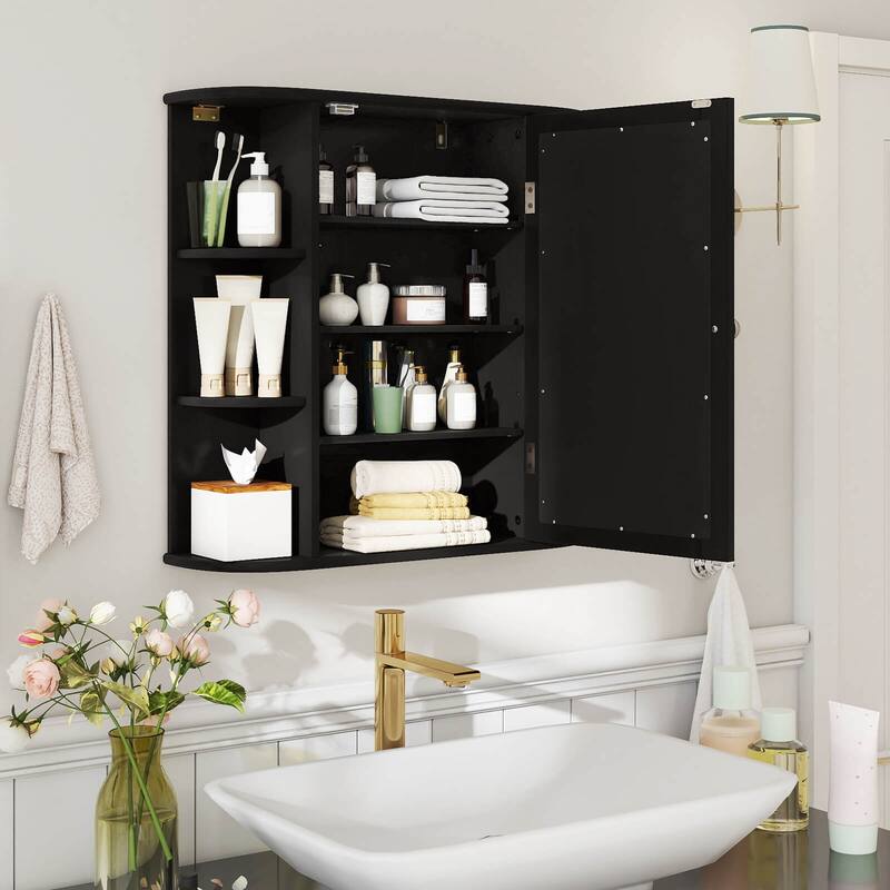 Costway Multipurpose Wall Surface Bathroom Storage Medicine Cabinet