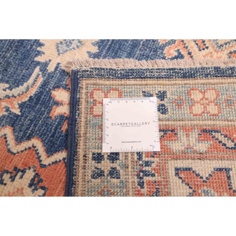 ECARPETGALLERY Hand-knotted Finest Ghazni Navy Wool Rug - 6'6 x 9'8