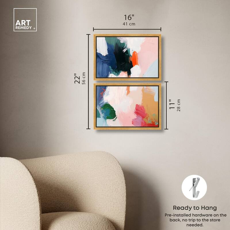 Spring Fever Canvas Set of 2 by Art Remedy