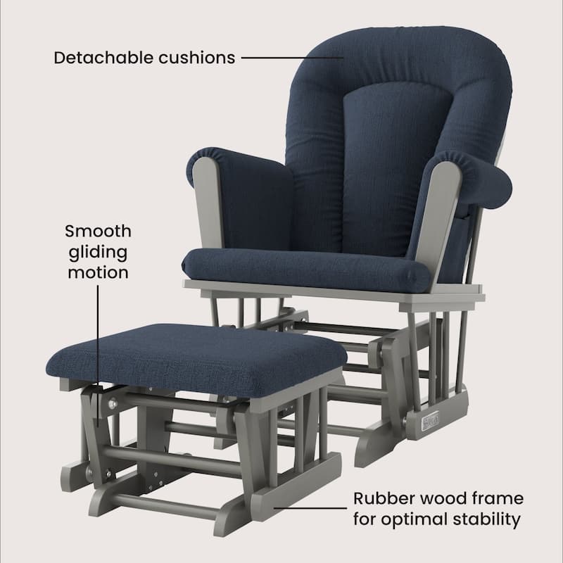 Child Craft Tranquil Glider Rocker and Ottoman Set
