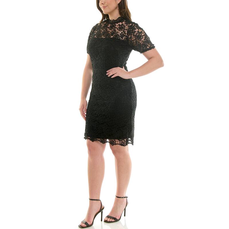 Nanette Lepore Lace Overlay Dress