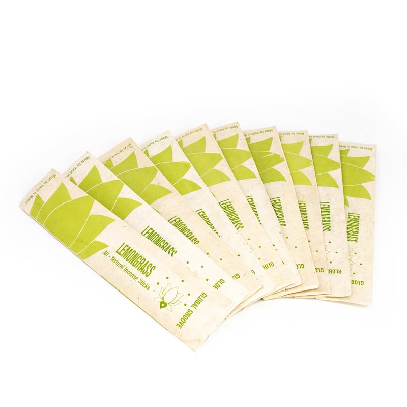 All Natural Stick Incense, Lemongrass (2 Packs)