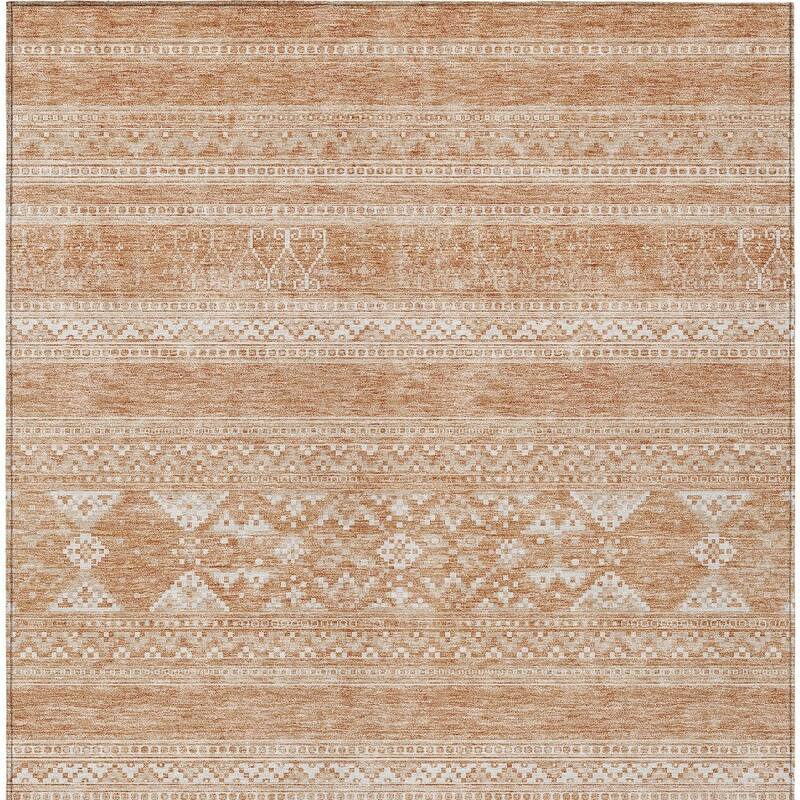 HomeRoots Southwestern Transitional Rectangle Outdoor Rug
