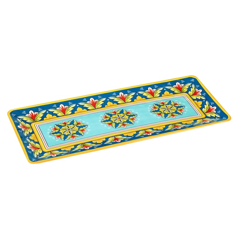 Certified International Palermo Melamine 3 Piece Hostess Servware Set