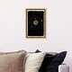 preview thumbnail 35 of 62, Astrology Map, Solar System Planets Modern Black Canvas Wall Art Print for Bedroom