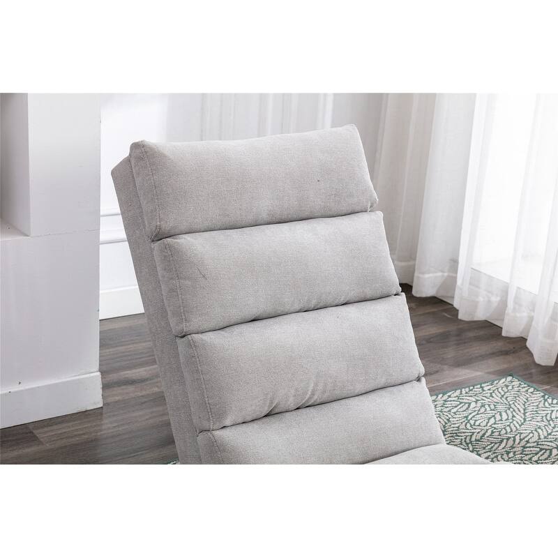 Linen Long Chaise Lounge Massage Recliner