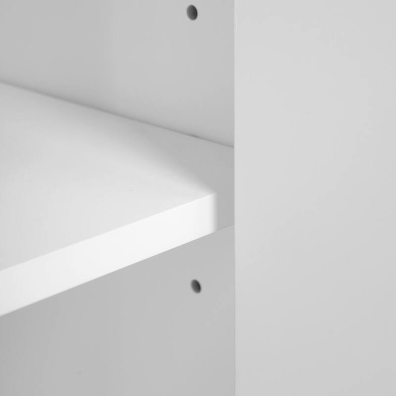 36" Modern Bathroom Vanity with Ceramic Sink, Soft-Close Door, Adjustable Shelf & 3 Drawers