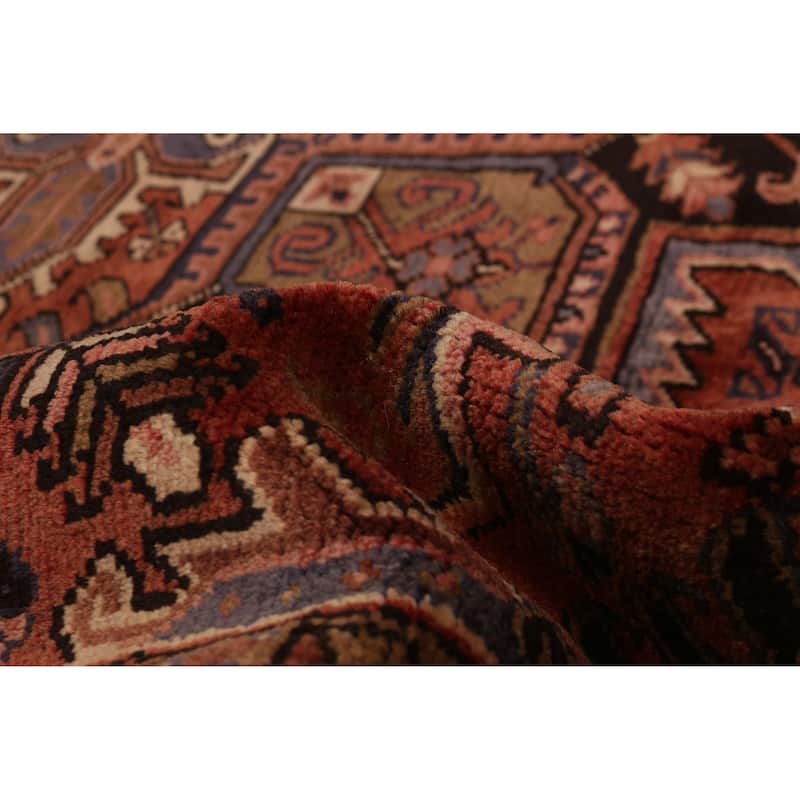 ECARPETGALLERY Hand-knotted Sarabi Red Wool Rug - 7'8 x 10'8