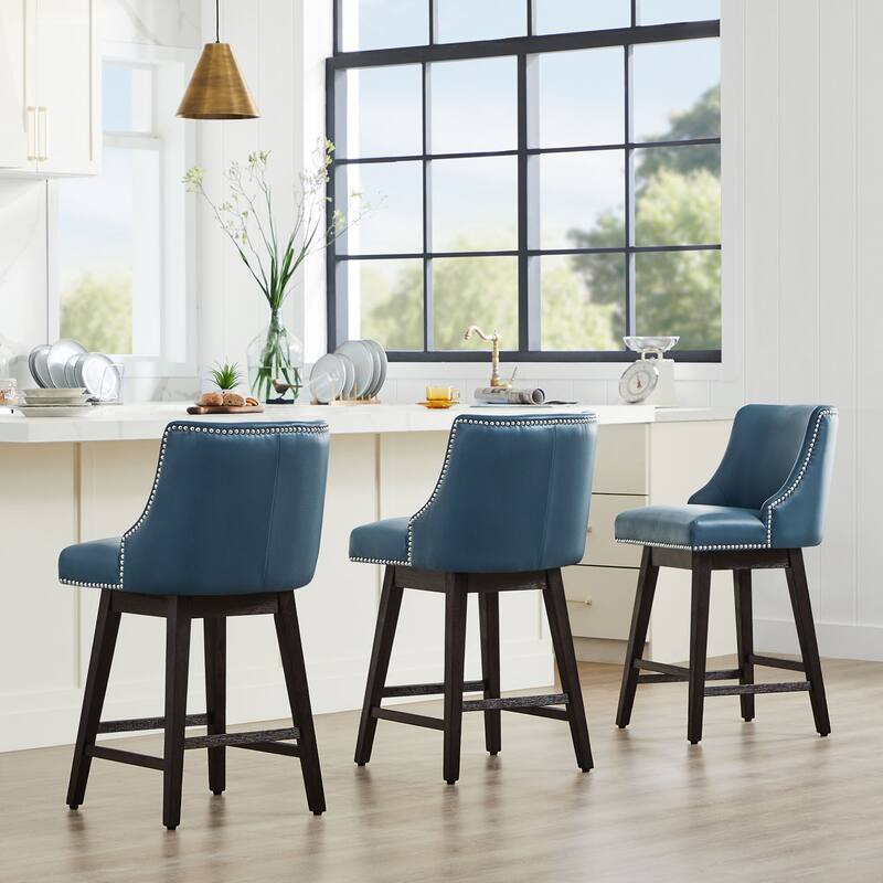 Spruce & Spring Oliver Counter Height Swivel Barstool Set
