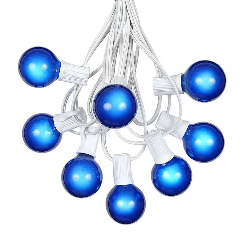 25 Foot G40 Outdoor Globe Patio String Lights - Set of 25 G40 Globe Bulbs