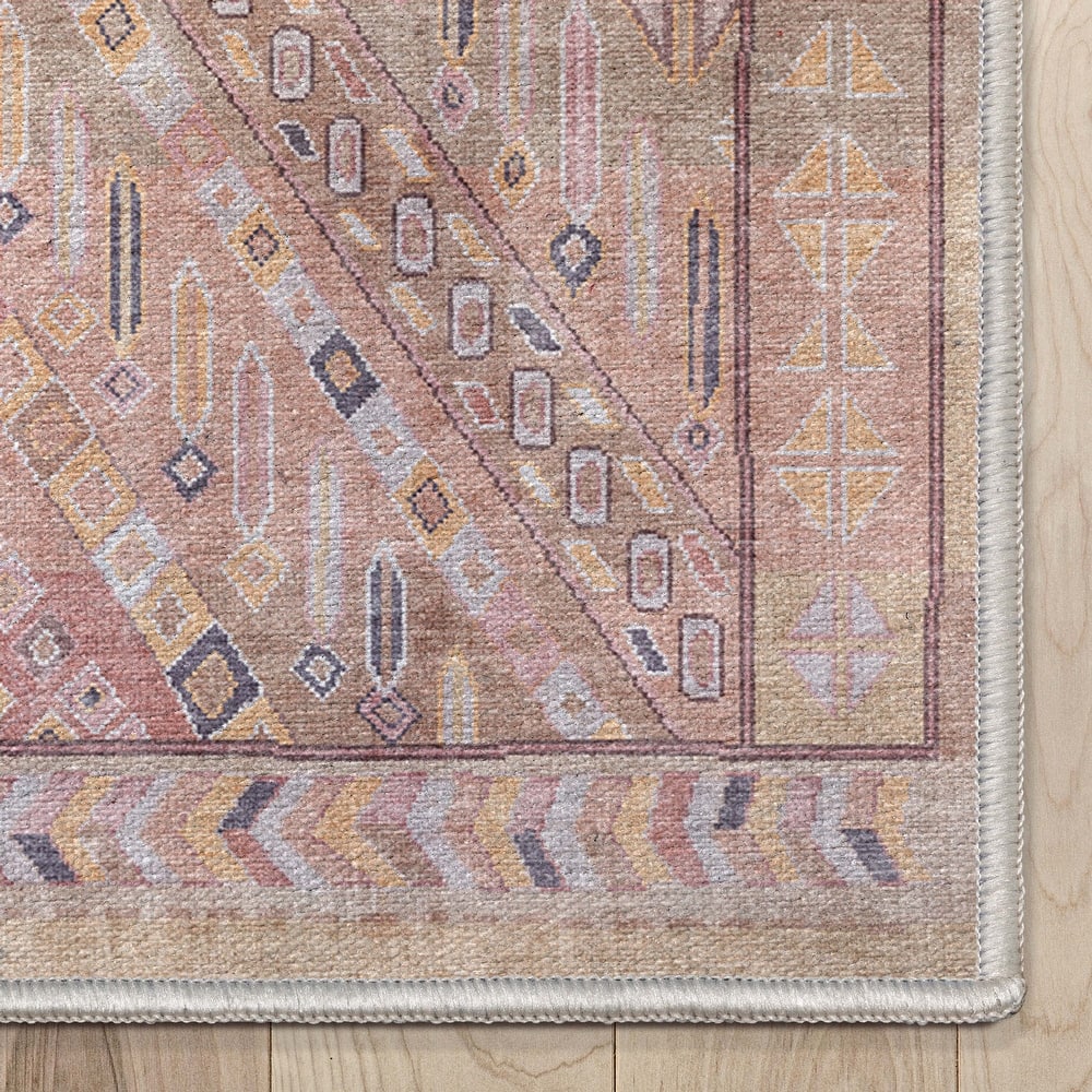 Well Woven Asha Vintage Anya Machine Washable Area Rug