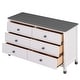 preview thumbnail 3 of 7, Wooden Storage Dresser with 6 Drawers