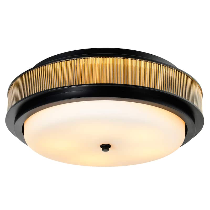 Valdivia 5 Light Black Flush Mount