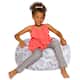 Kids Bean Bag Chair, Big Comfy Chair - Machine Washable Cover - 27 Inch Medium - Canvas Coloring Fabric - Fun Creatures