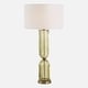 preview thumbnail 1 of 5, Uttermost Mirah Olive Glass Table Lamp