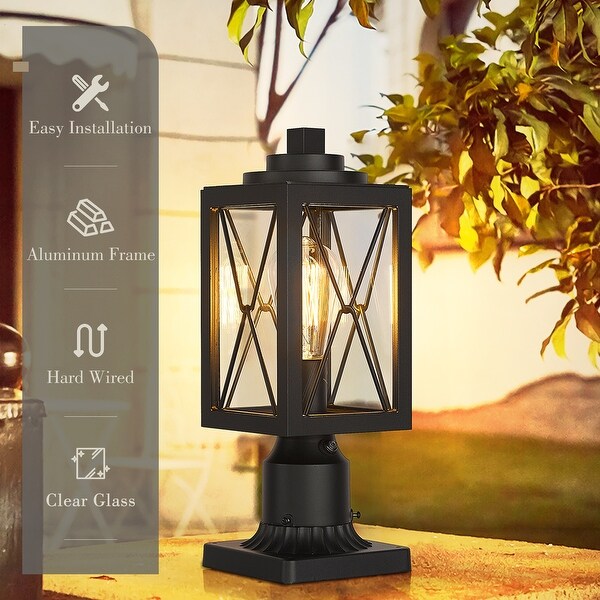 Photocell lamp post light on sale