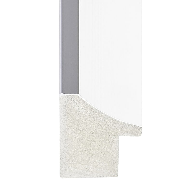 Maya Non-Beveled Framed Full-Length Floor Leaner Mirror