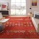 SAFAVIEH Amsterdam Bridget Moroccan Boho Rug - 5'1" x 7'6" - Terracotta/Multi