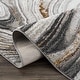 preview thumbnail 35 of 50, Hauteloom Liverpool Living Room, Bedroom Area Rug - Contemporary - Cream,Green - 7'10" x 10'