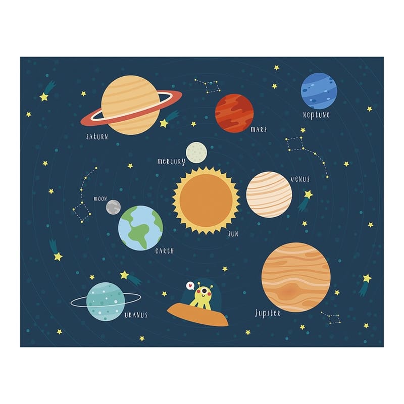 Outer Space Wall Mural