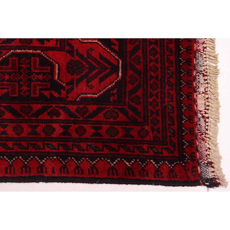 ECARPETGALLERY Hand-knotted Finest Khal Mohammadi Red Wool Rug - 5'1 x 6'6