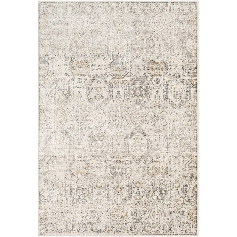 Livabliss Indigo Arts & Crafts Medallion Area Rug